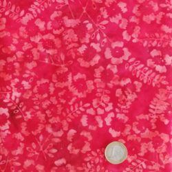 Batik Rouge à fleurs 3868