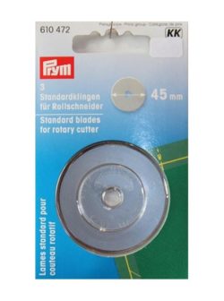 Lot de 3 lames de cutter rotatifs 45mm 610472