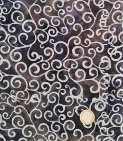 Batik arabesque sur fond bleu 9440