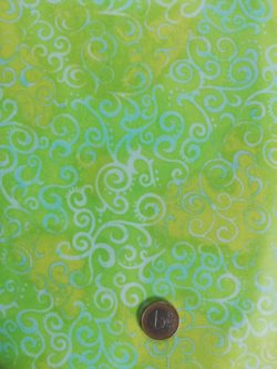 Ombre scroll Lime 3318