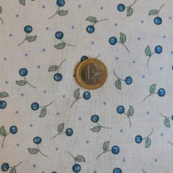 Cerises bleues sur fond gris 5176