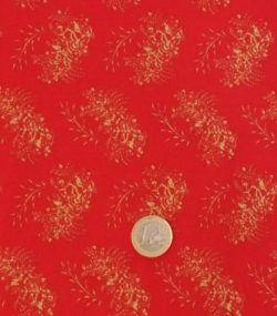 Tissus rouge 3660