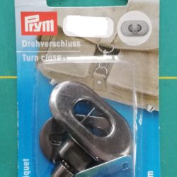 Fermoir tourniquet pour sac noir Prym 417883