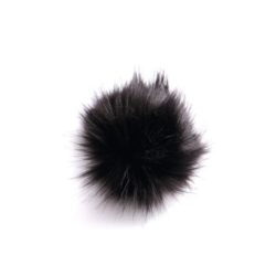 Pompons Noir à Clipser Bergère de France
