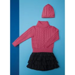 Pull et bonnet fille 4- 12 ans en Idéal