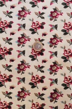 Fleurs sur fond beige 10156