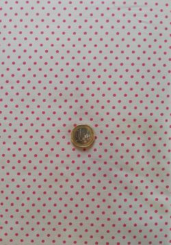 Petits points roses sur fond gris 8917