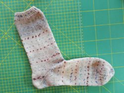 Chaussettes en laine 44/45 grises et bleu 901.0321
