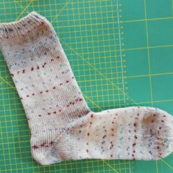 Chaussettes en laine 44/45 grises et bleu 901.0321
