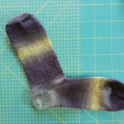 Chaussettes en laine 44/45 verte