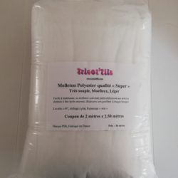 Coupon de molleton qualité Super 2m x 2.50 m
