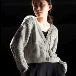 Gilet patchwork femme en Image