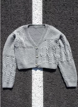 Gilet patchwork femme en Image – Image 3