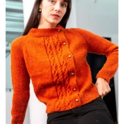 Gilet torsadé femme en Louise