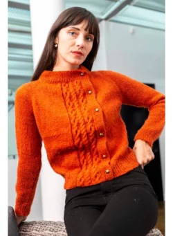 Gilet torsadé femme en Louise