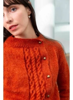 Gilet torsadé femme en Louise – Image 3