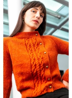 Gilet torsadé femme en Louise – Image 2