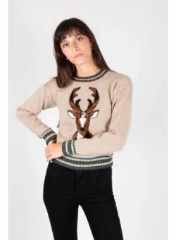 Pull femme de noël