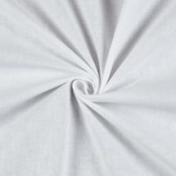 Tissu uni blanc en 155 cm