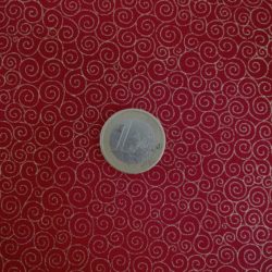 Spirale doree sur fond rouge 5602