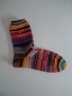 Chaussettes en laine 36/37 orange