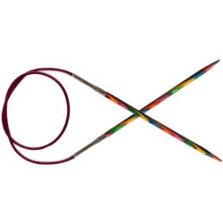 Aiguilles circulaires câbles fixe de 80 cm Symfonie de Knit pro