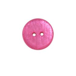 Bouton rose 18 mm effet nacré