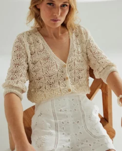 Modèle gilet femme Justine de Phildar