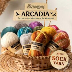 Arcadia - Fils à chaussettes 4 ply de Scheepjes