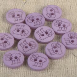 Bouton Mouton 2 trous 15 mm – Image 4