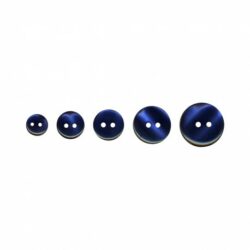 Boutons ronds 2 trous 18 mm satiné
