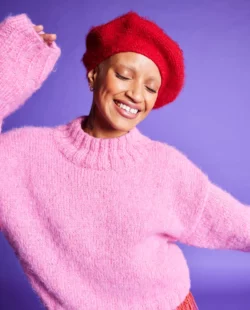 Pull Femme Margarette de Pingouin en Pingo Brush Mohair – Image 5