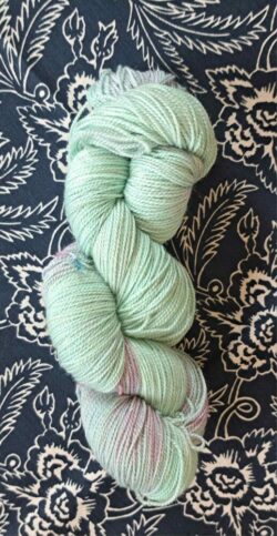 Echeveaux Laine à chaussettes Angelina /Laine merino bleu lilas