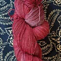 Echeveaux Laine à chaussettes Angelina /Laine merino Lie de vin