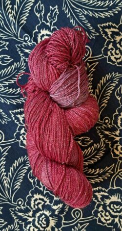 Echeveaux Laine à chaussettes Angelina /Laine merino Lie de vin