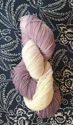 Echeveaux Laine à chaussettes Aubergine dégradé