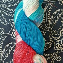 Echeveaux Laine à chaussettes Rose Turquoise dégradé