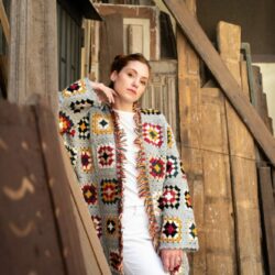 Manteau Granny square Vasto